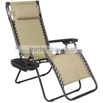 Folding Logunge Zero Gravity Chair With Plastic Cup photo-6