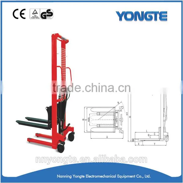 1000kg,2000kg Superior Forklift Hydraulic Manual Stacker photo-5