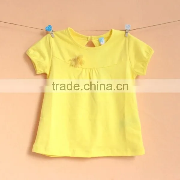 Wholesale Apparel High Quality Fashion Cotton Kids Girls t Shirt photo-4