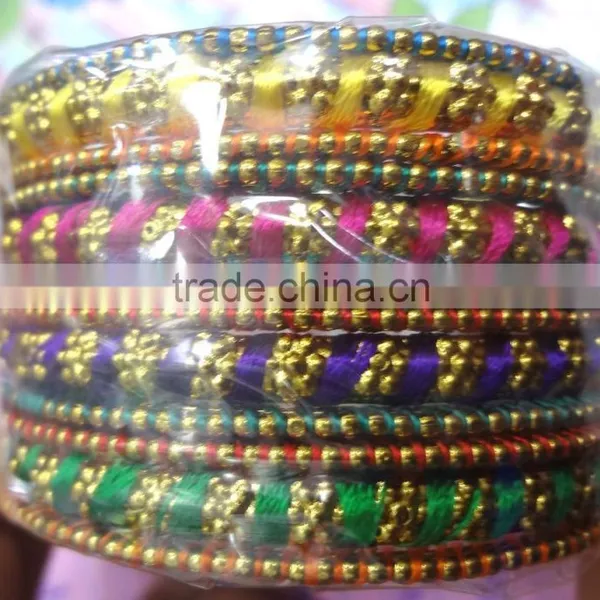 2015 Fashion Multicolor Thread Bangles,Bridal Wholesale Bangles Bracelet,Fashion Bangle Sets photo-2