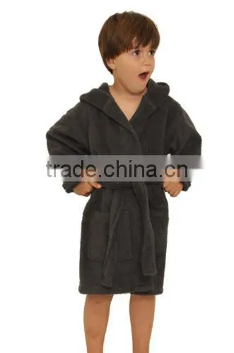 Kids Robe Bathrobe, Cotton Terry Bath Funny Robe photo-3