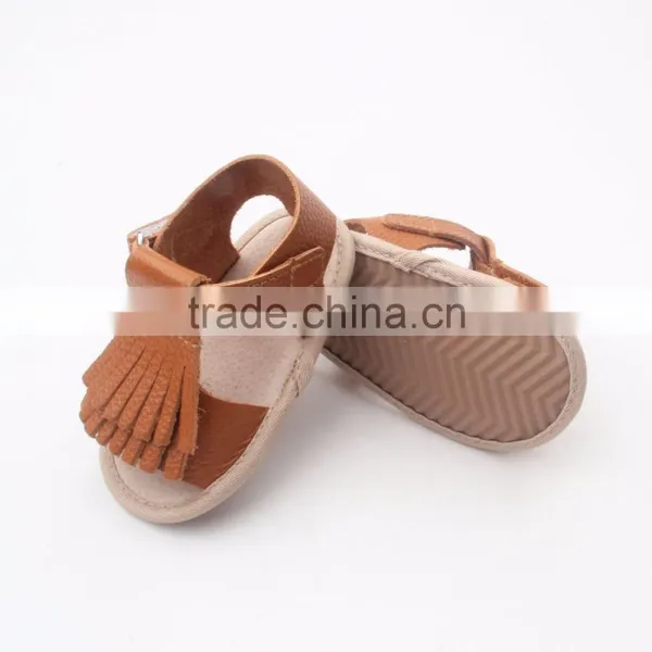 Latest Footwear for Girls and Boys Baby Sandals Leather 2017 photo-5