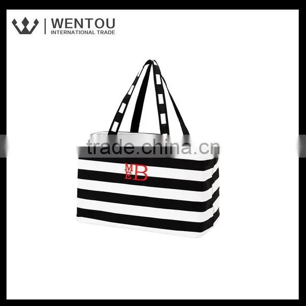 Hot Sale Women Stripe Tote Bag photo-5