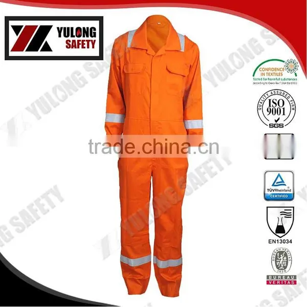 Wholesale 100% Cotton Material Water Resistant & Oil Resistant Coverall For Oil Field photo-5