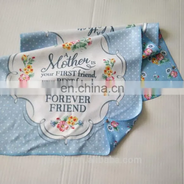 2sides Custom Printed Microfiber Cleaning Tea Towel for Advertisement and Gift photo-5