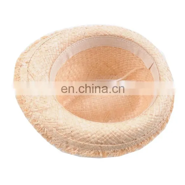 Wholesale Women Summer Beach Fedora Raffia Straw Supreme Hats photo-4