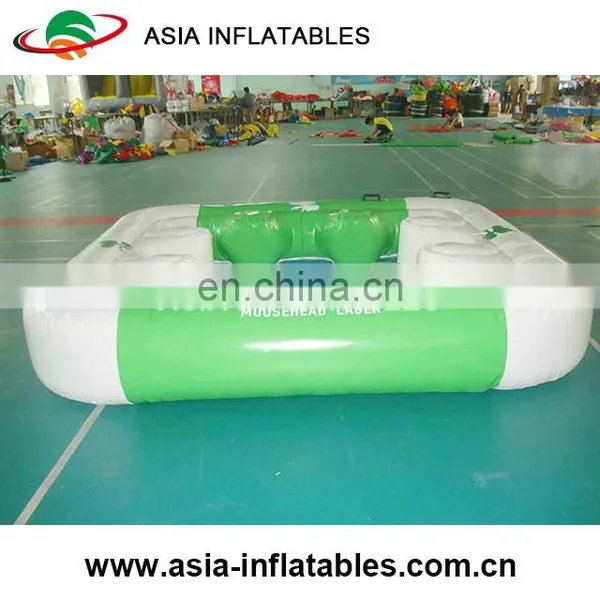 6 Person Inflatable Water Floating Island, Tropical Tahiti Floating Island For Adults Entertainment photo-2