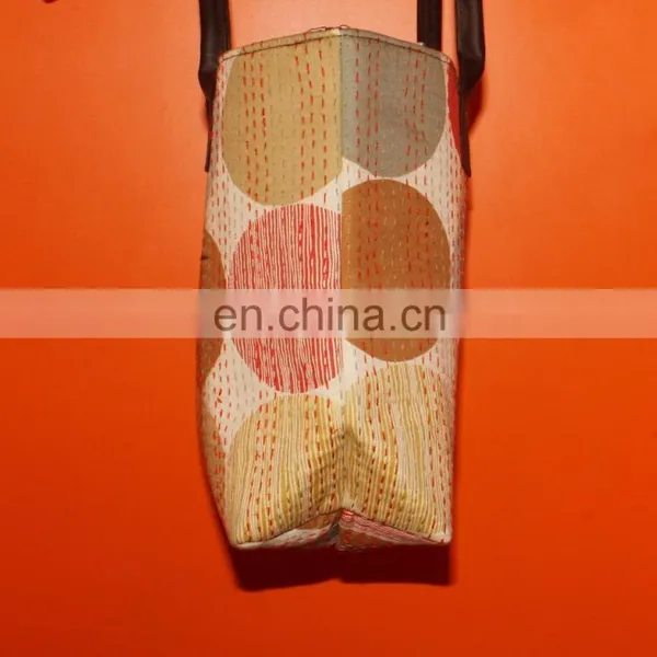 Top Quality Woman Genuine 100% Cotton Handbag Travel Tote Bags With Small Women Bag photo-2