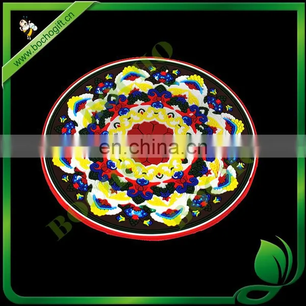 Customized Rubber Cup Pad, Soft PVC Cup Coaster, Moulded PVC Cup Mat photo-3