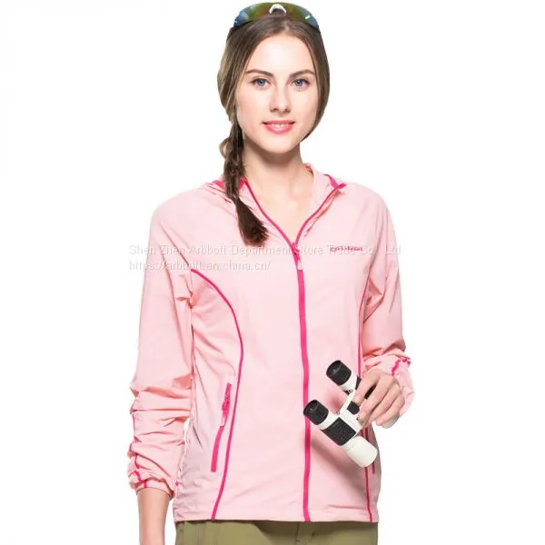 Outdoor Sports Thin Sunproof Nylon Woman Skin Clothes photo-4