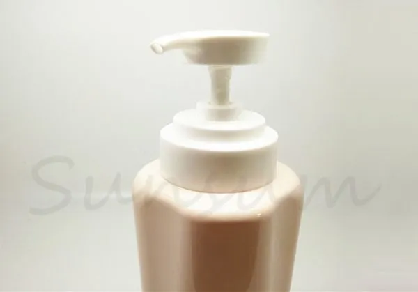 Flower Shape 540ml Lotion Pump Shower Gel Color Shampoo Bottle photo-5