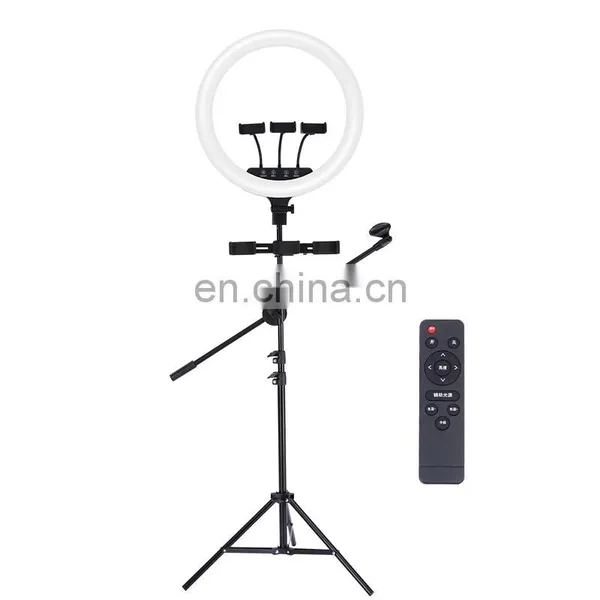 JOYROOM Video Live Streaming 8 10 12 Inch Cell Mobile Phone Holder Selfie Stick Tripod Led Circle Tiktok Ring Light Stand photo-2