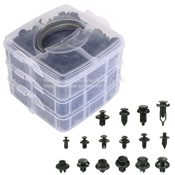 Auto Fastener Clip Mixed Car Body Push Retainer Pin Rivet Bumper Door Trim Panel Retainer Fastener Kit photo-3