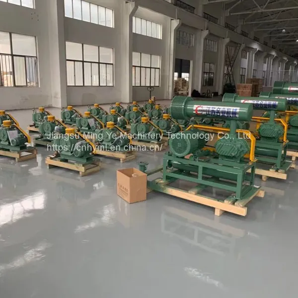 Three Lobe Double Oil Tank Roots Blower photo-4