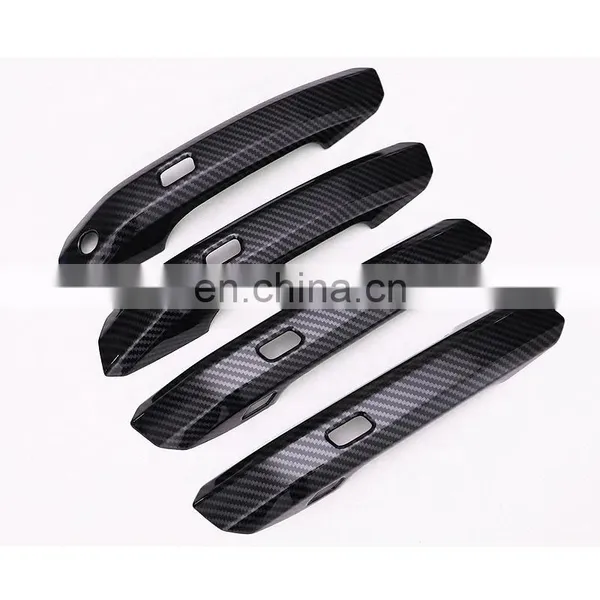 Carbon Fiber Car Door Handles Modification of Decorative Stickers Carbon Fiber Outer Handle Door Bowl