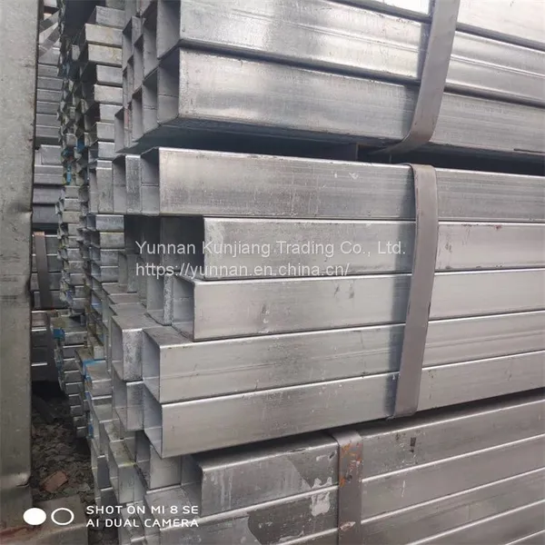 Yunnan Q235 Square Tube Wholesale Hot Dip Galvanized Square Tube 40 * 80 * 3 Square Tube Kunming Sales Square Tube photo-4