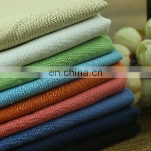 Plain Dyed Linen Autumn Winter Linen Clothing Fabric Sofa Pillow Sweat Steam Clothing Fabric
