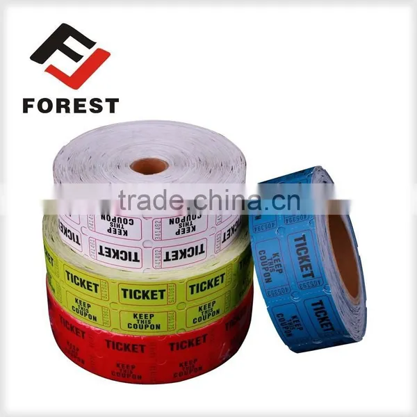 Customization Two Lines Coupon Rebate Ticket, Raffle Tickets, Coupon Ticket photo-3