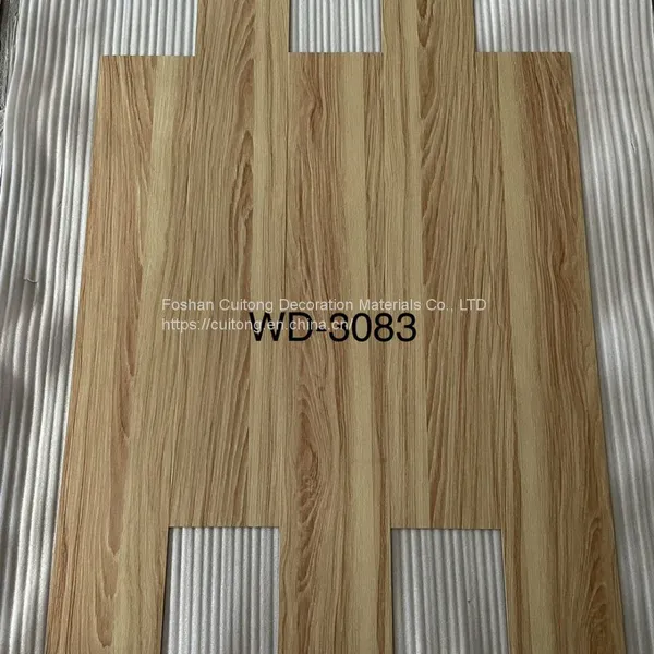 Sheet Stone Plastic Floor Tile Wood Grain PVC Plastic Floor Back Dry LVT Floor Guangdong Manufacturers Wholesale 3mm Floor Glue photo-5