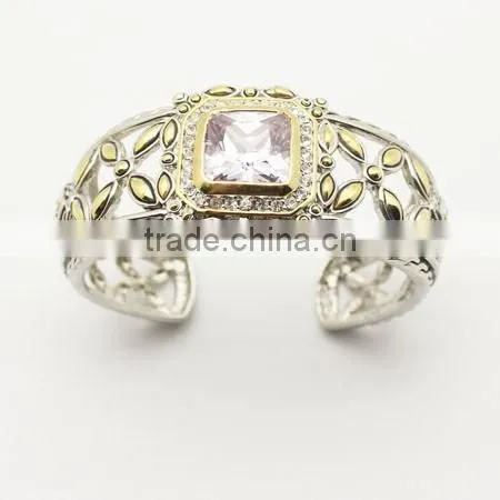 Graceful 925 Soild Pure Sterling Silver Bracelet photo-6