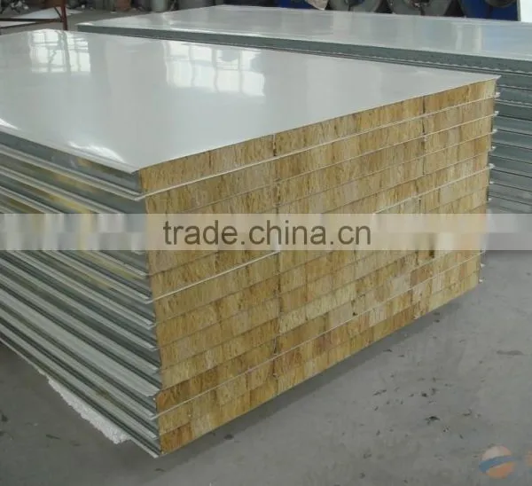 Low Price Rock Wool Sandwich Panel,factory Own Rock Wool Production Line photo-2