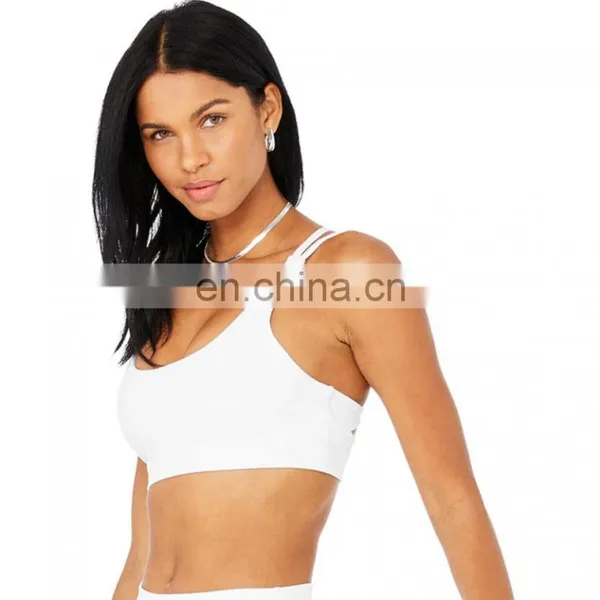 Factory Customized Straps Sports Fitness Bra Sexy Beauty Back Ladies Gym Yoga Wear Bra Top Outdoor Exercise Clothes For Women photo-4