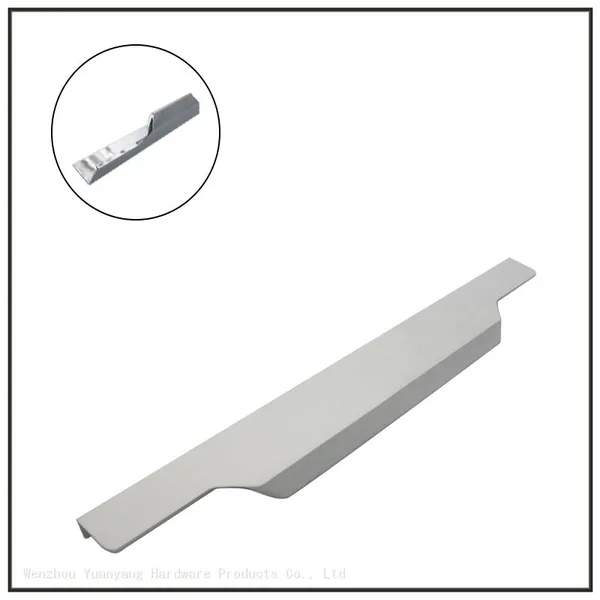Satin Nickel Brushed China New Zinc Furniture Solid Cabinet Handle Black photo-2