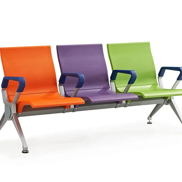 Aluminum 3-seater pu Foam Waiting Chair W9915P