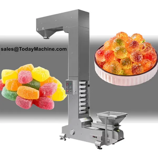 Z Type Bucket Elevator Vertical Conveyor For Granule Coffee Bean Nuts Rice Solid Goods photo-5