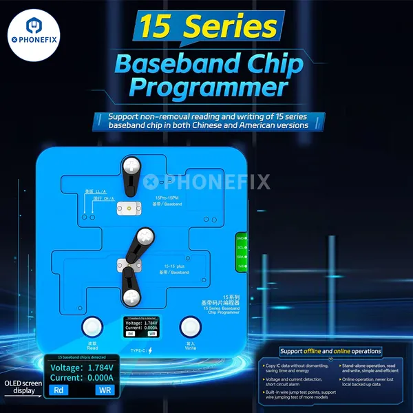 JC Baseband EEPROM Chip Programmer For iPhone X-16 Pro Max