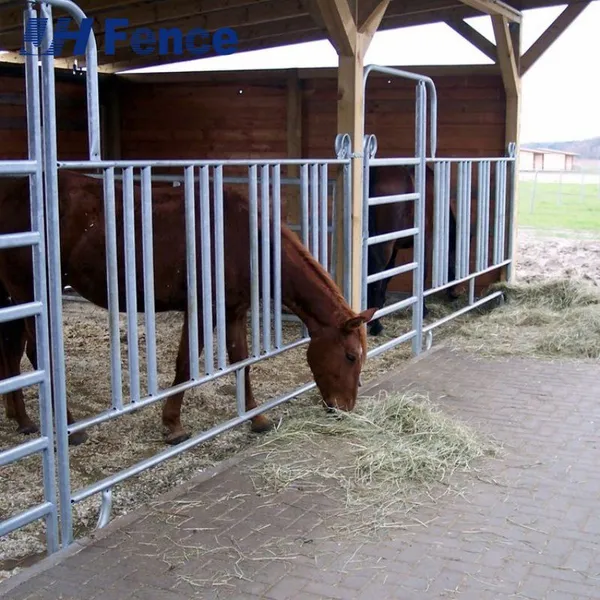 Laser-Cut Welded Oval Rail Cattle Fence Panel for Horse and Sheep Corrals photo-5