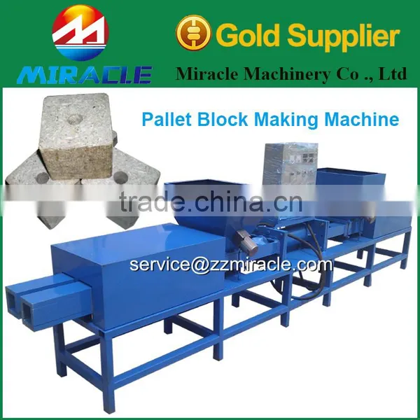 Compressed Wood Blocks Making Machines With Automatic Wooden Block Former