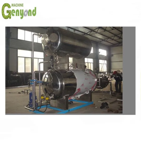 Automatic PLC Control Hot Water Spray Retort Pouch Machine photo-2