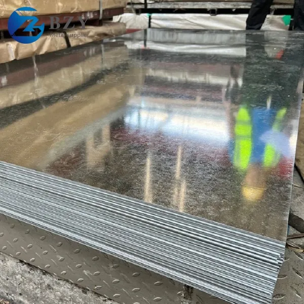 High Quality Hot Dipped Galvanized Plate ASTM 100g 120g GI Sheet Corrosion Resistance For Architectural Facade photo-1