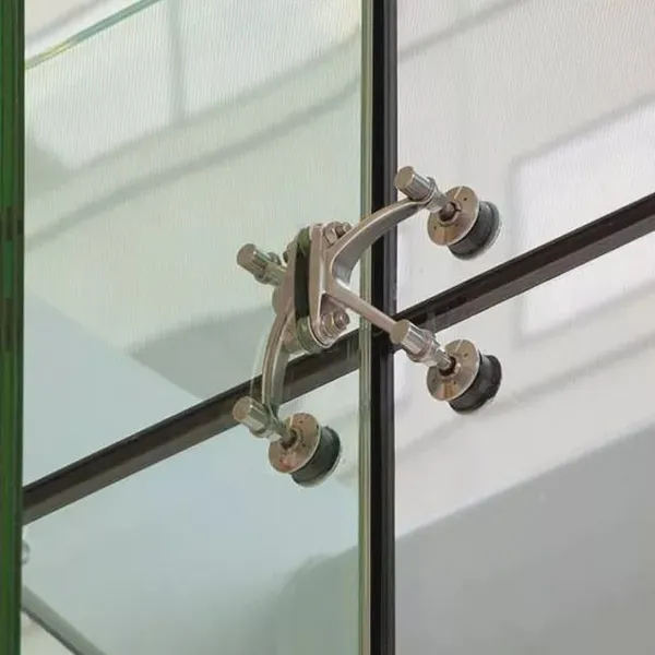 Factory Direct Curtain Wall Spider 4 Way Arm 304 Stainless Steel 150mm for Glass Curtain Wall With High Loading Capacity photo-4
