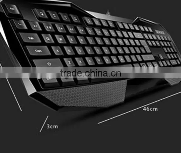 Hot Wired Colorful LED Backlight Mechanical Portable Gaming Keyboard photo-6