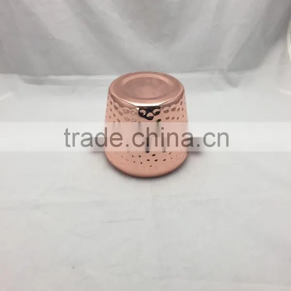 2L Hammered 304 Stainless Steel Bucket, Copper Plated Ice Bucket, Ice Cooler Ice Pail, Beer Bucket photo-4