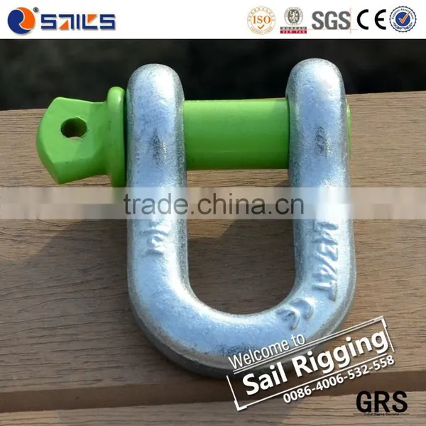Carbon Steel Electro Galvanized us Type G210 d Shackle With Screw Pin photo-3