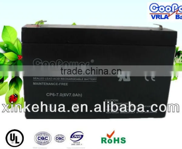 Sealed Lead Acid Battery /Eemergency Battery/Rechargeable Battery/6V7AH photo-2