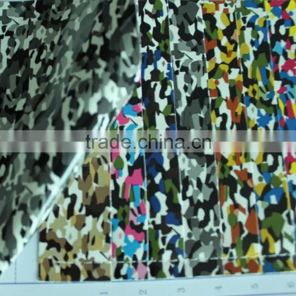 pu Leather Printed Camouflage Patterns Artificial Handbag Leather photo-2