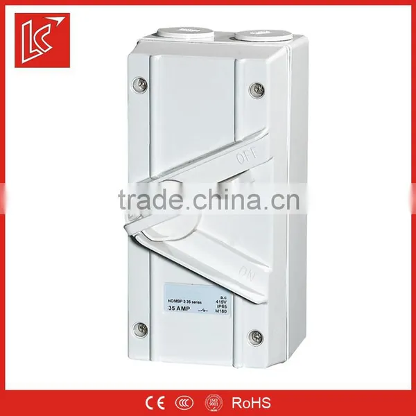 High Quality IP66 PC/ABS Weather Protected Isolating Switches, Isolator Switch 240v 1p 2p 3p 4p 63A photo-4