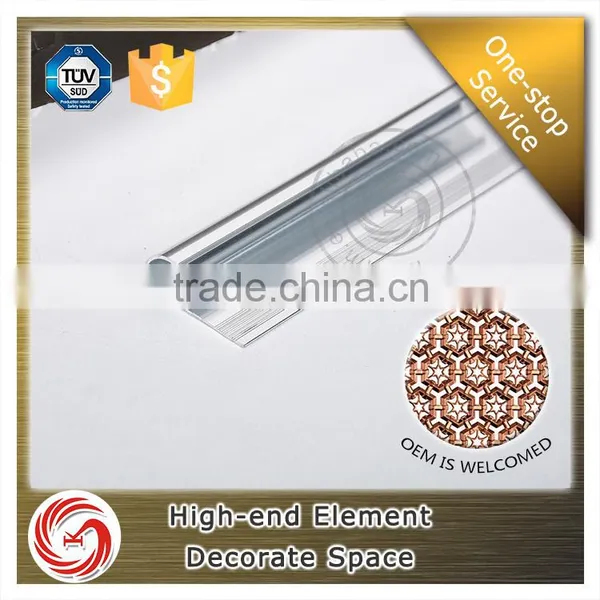 Ceramic White Silver Tile Trim Aluminium Tile Trim Bullnose Tile Trim photo-2
