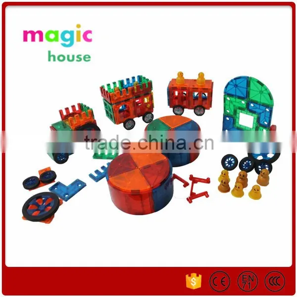 Puzzle Magnetic Toy Magformers Kids Plastic Magnetic Construction Set