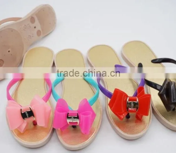 2016 New Sample Latest Fashion Lady Flip Flops PCU Slipper photo-3