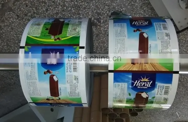 Gravure Printing Ice Cream Packaging Film for High Speed Packing Machine/Popsicle Packaging Bag/Plastic Popsicle Wrapper Quality Choice photo-4