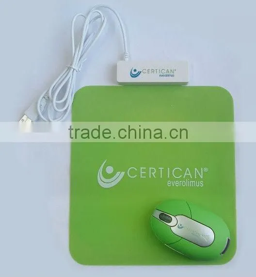 Usb Hub Mouse Pad and Wireless Mouse Gift Set photo-4