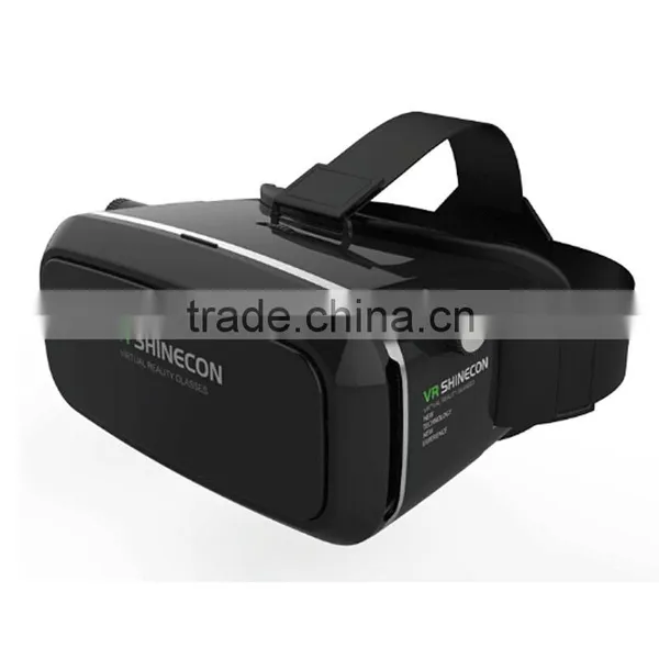 Shinecon VR Virtual Reality 3D Glasses Headset Oculus Rift Helmet Video for 3.5'-6.0' Smartphone Google Cardboard DK2 + Gamepad photo-3