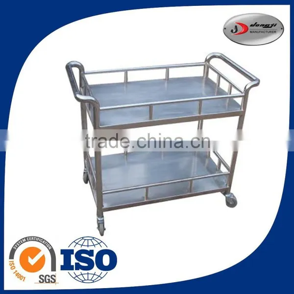 Customized 2 Layer Metal Food Trolley Manufacturers photo-2
