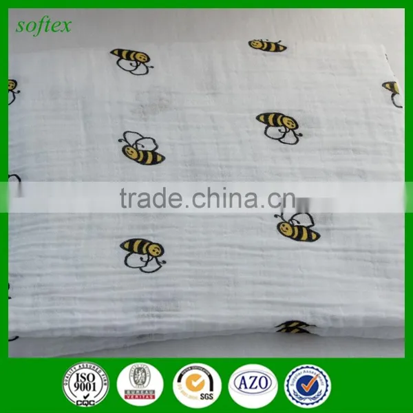 120x120cm 150g Cotton Infant Baby Swaddling Blanket Muslin Quality Choice photo-6
