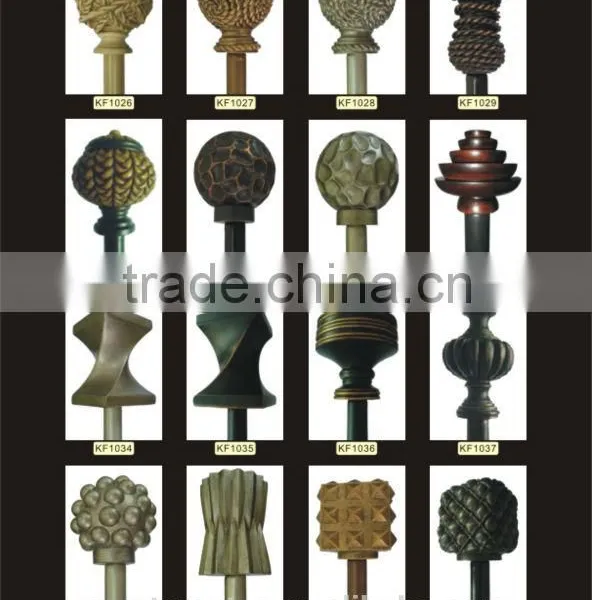Home Decor Black Classic Ball Bed Finials photo-2